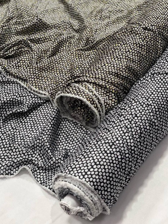 Шелк ARMANI Принт Горох Китай Шелк ARMANI Принт Горох Китай